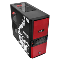 V3 BLACK AMD Edition Gaming Case with USB 3.0 ready.